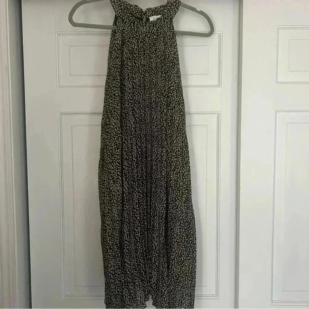 THML Cheetah Print Halter Dress